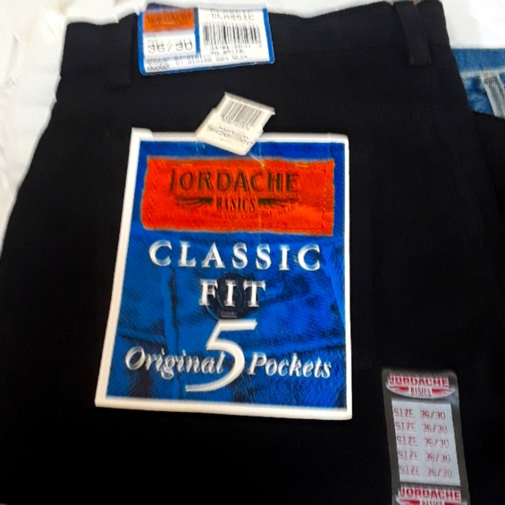 Black mens vintage jeans Jordache 36 x 30